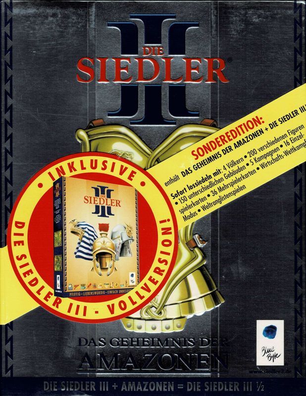 Game cover: Die Siedler III: Das Geheimnis der Amazonen (Sonderedition)