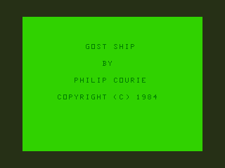 Game cover: Gost Ship