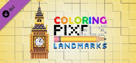 Game cover: Coloring Pixels: Landmarks