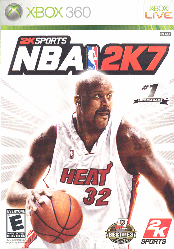 Game cover: NBA 2K7
