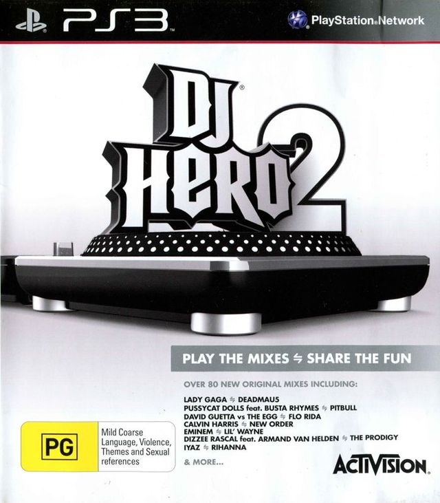 Game cover: DJ Hero 2