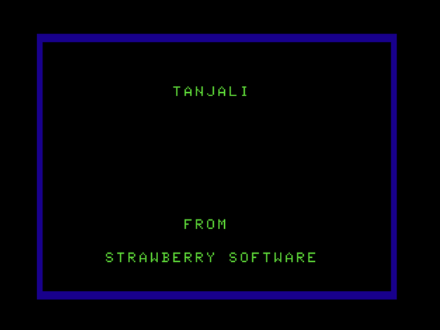 Game cover: Tanjali