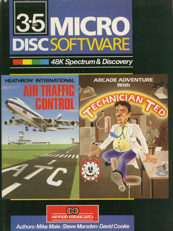 Game cover: 3.5 Ins Micro Disc Software: Technician Ted / Heathrow International Air Traffic Control