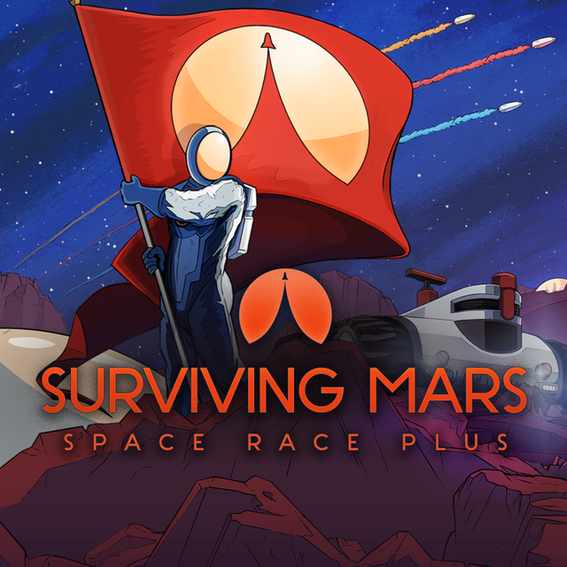 Game cover: Surviving Mars: Space Race Plus