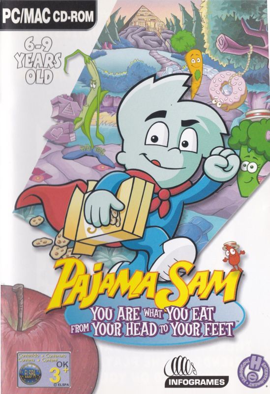 Game cover: Pajama Sam 3: You Are What You Eat From Your Head To Your Feet