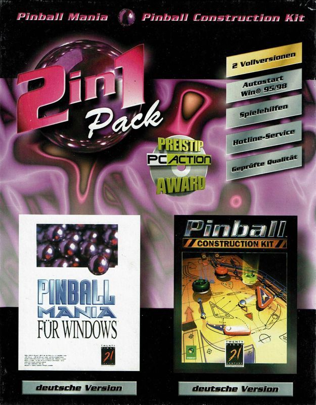 Game cover: 2 in 1 Pack: Pinball Mania / Pinball Construction Kit