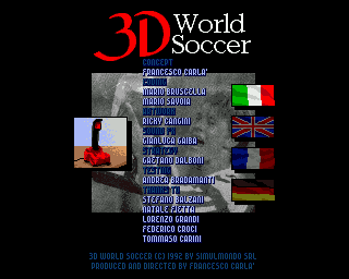 Game cover: 3D World Soccer