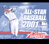 Game cover: All-Star Baseball 2001