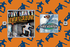 Game cover: Tony Hawk's Underground & Kelly Slater's Pro Surfer