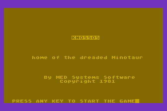 Game cover: The City of Knossos