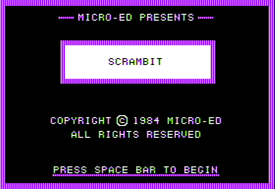 Game cover: Scrambit
