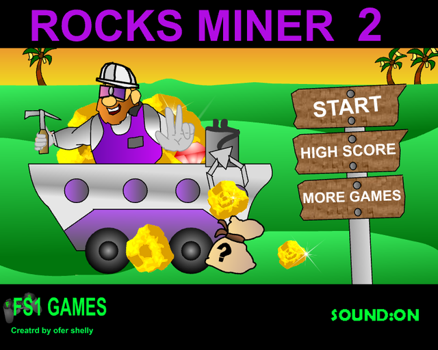 Game cover: Rocks Miner 2