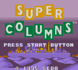 Game cover: Super Columns