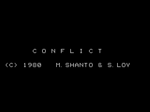 Game cover: Conflict
