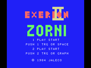 Game cover: Zorni: Exerion II