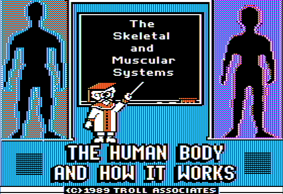 Game cover: The Human Body and How it Works: The Skeletal and Muscular Systems