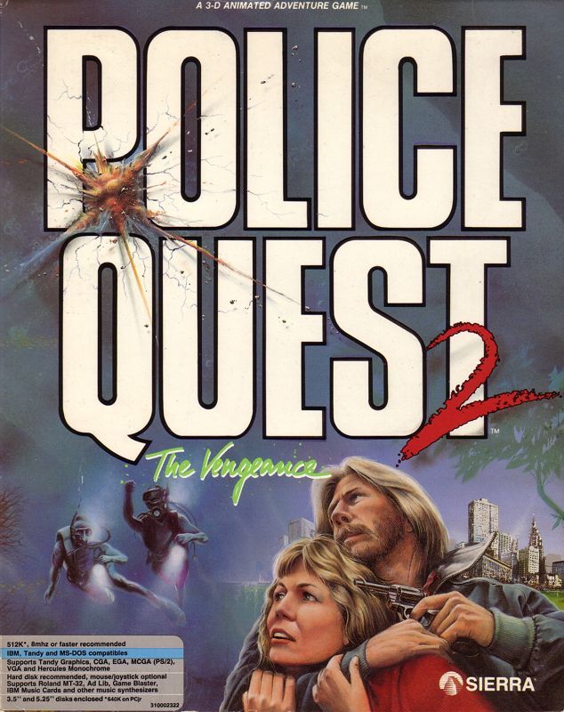 Game cover: Police Quest 2: The Vengeance