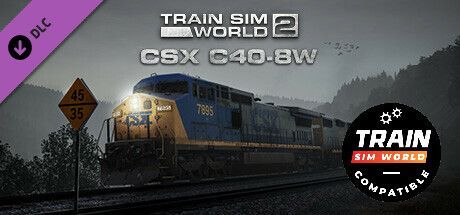 Game cover: Train Sim World 2: CSX C40-8W