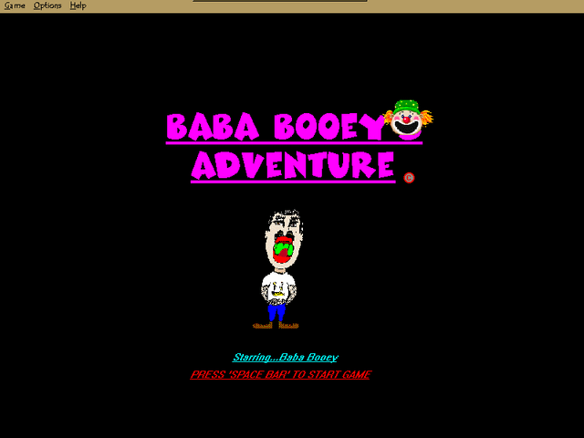 Game cover: Baba Booey's Adventure