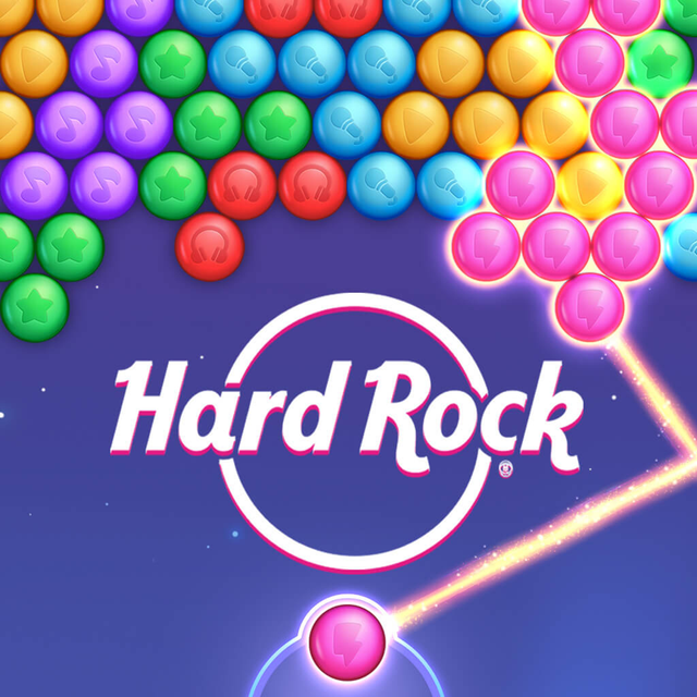 Game cover: Hard Rock Bubble Shooter