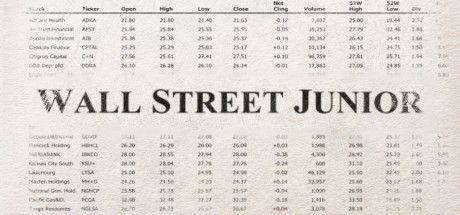 Game cover: Wall Street Junior