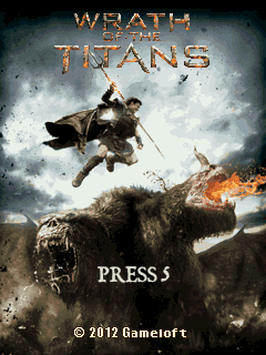 Game cover: Wrath of the Titans