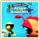 Game cover: Surfin' Sam: Attack of the Aqualites