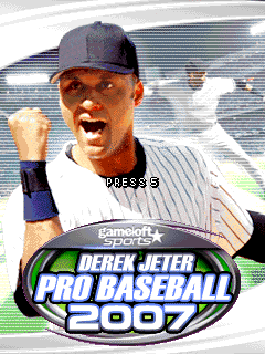 Game cover: Derek Jeter Pro Baseball 2007