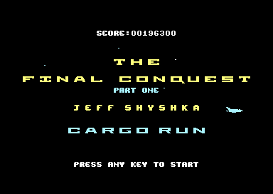 Game cover: The Final Conflict: Part One - Cargo Run