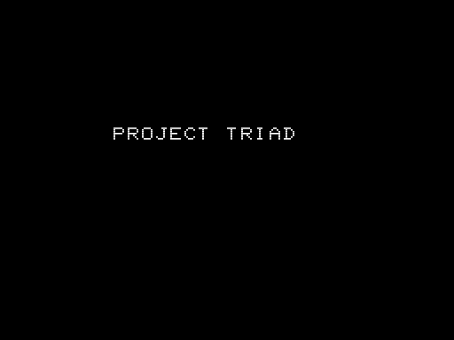 Game cover: Project Triad