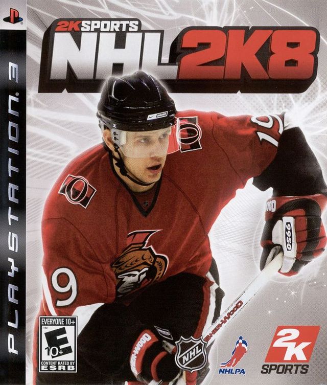 Game cover: NHL 2K8