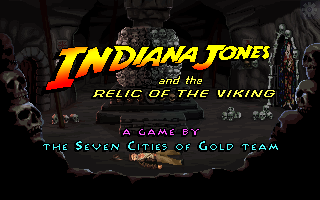 Game cover: Indiana Jones and the Relic of the Viking