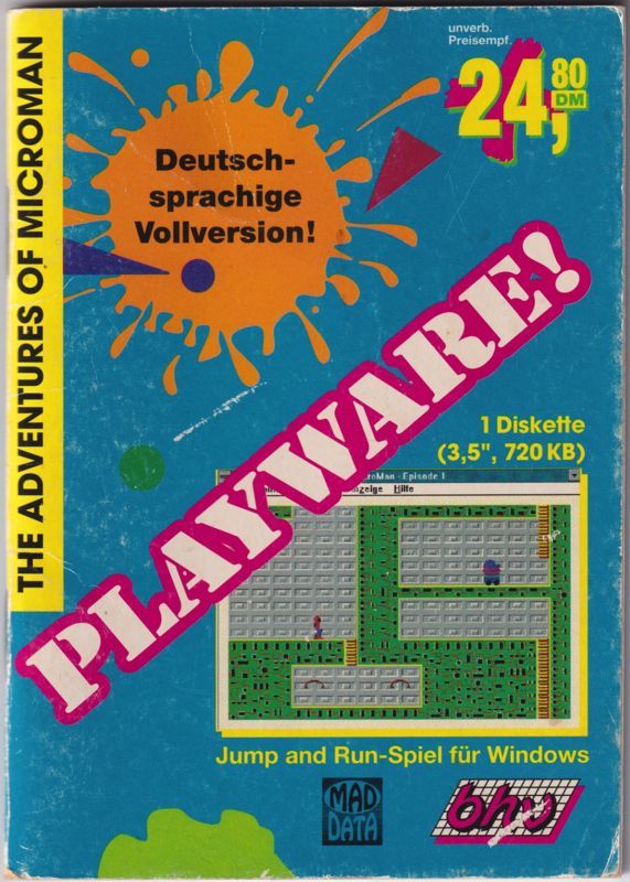 Game cover: The Adventures of MicroMan