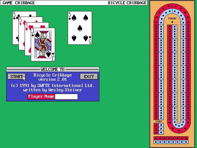 Game cover: Bicycle Cribbage