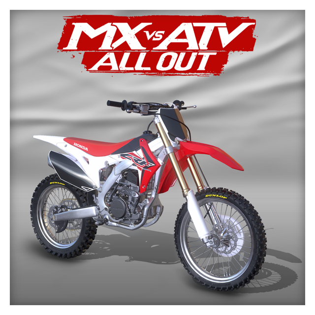 Game cover: MX vs ATV All Out: 2017 Honda CRF 250R