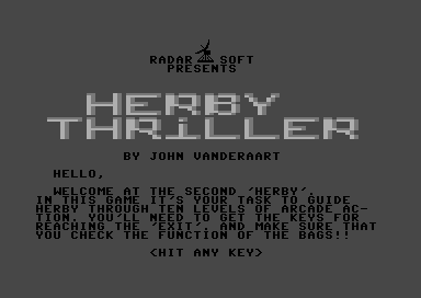 Game cover: Herby: Thriller