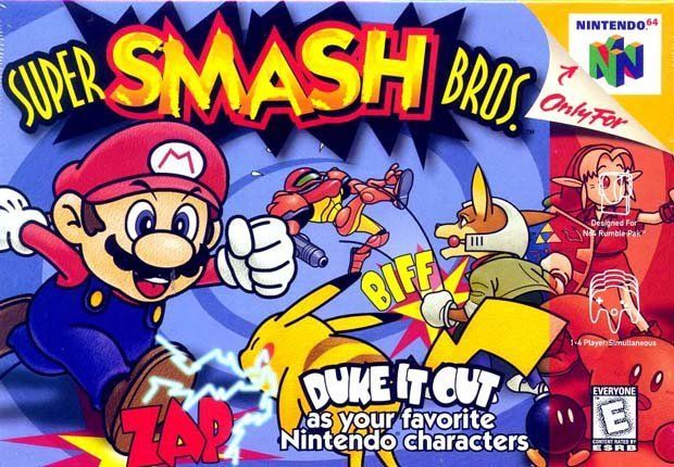 Game cover: Super Smash Bros.