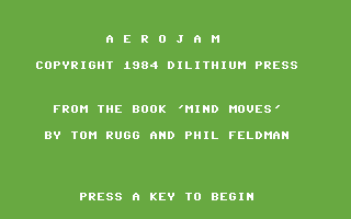 Game cover: Aerojam