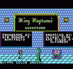 Game cover: King Neptune's Adventure