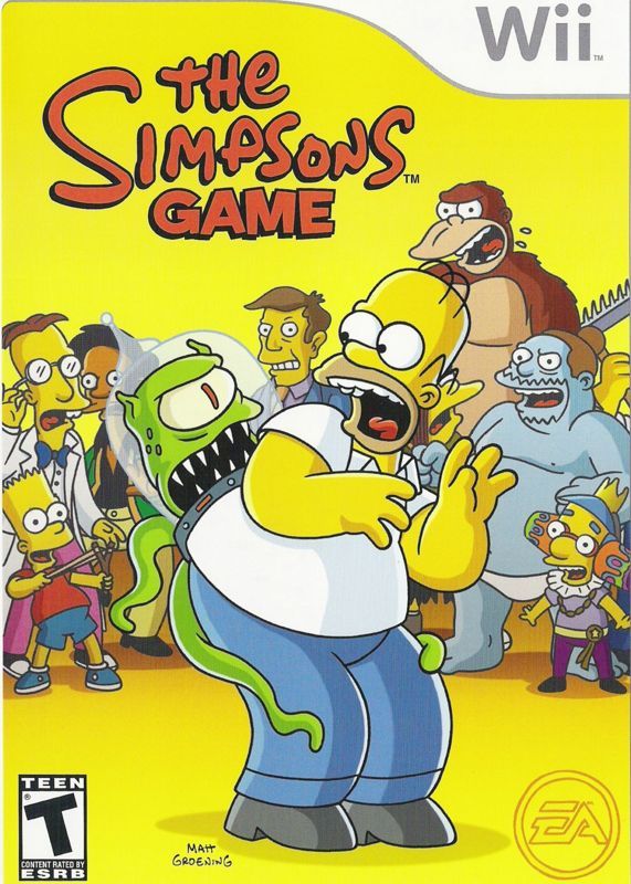 Game cover: The Simpsons Game