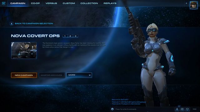 Game cover: StarCraft II: Nova Covert Ops - Mission Pack 1