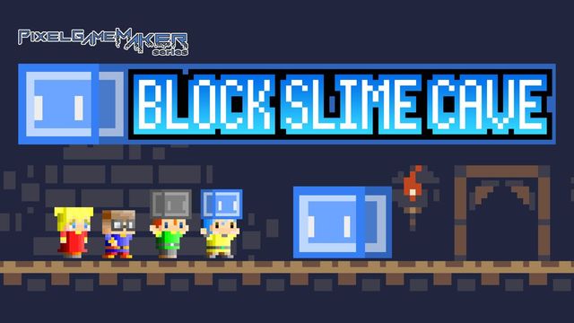 Game cover: Pixel Game Maker Series: Block Slime Cave