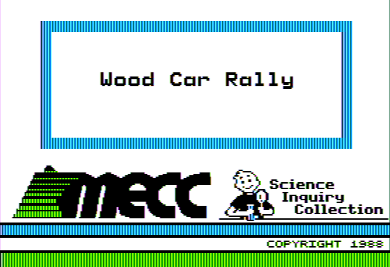 Game cover: Wood Car Rally