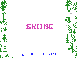 Game cover: Skiing