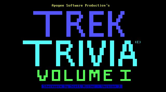 Game cover: Trek Trivia