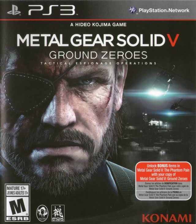 Game cover: Metal Gear Solid V: Ground Zeroes