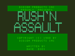 Game cover: Rush'n Assault