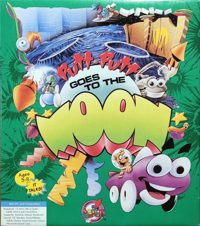 Game cover: Putt-Putt Goes to the Moon