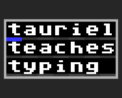 Game cover: Tauriel Teaches Typing