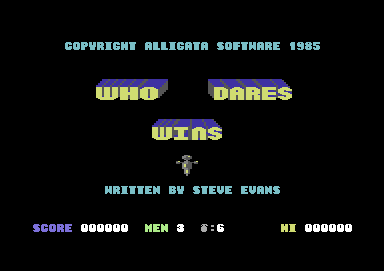 Game cover: Who Dares Wins
